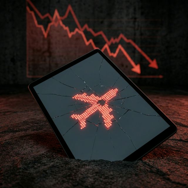 Aviator crash game interface macro photography